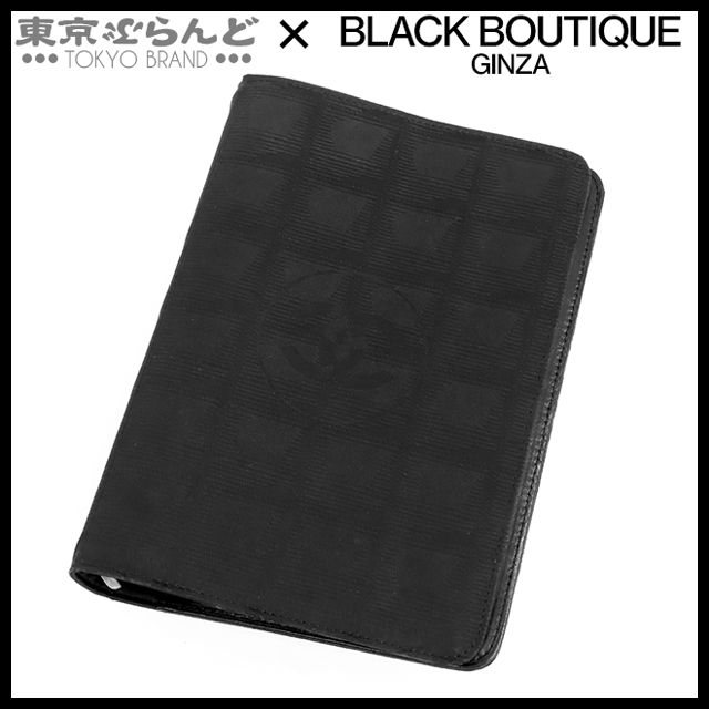 シャネル CHANEL ニュートラベルライン システム手帳 ブラック 黒