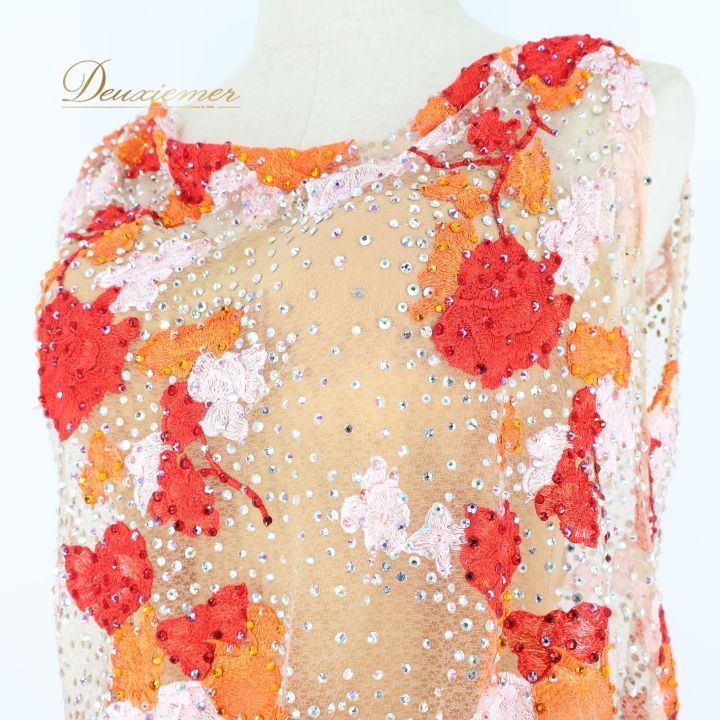 社交ダンス 衣装 ジャンティ gentil Chisaki uga スタンダードドレス