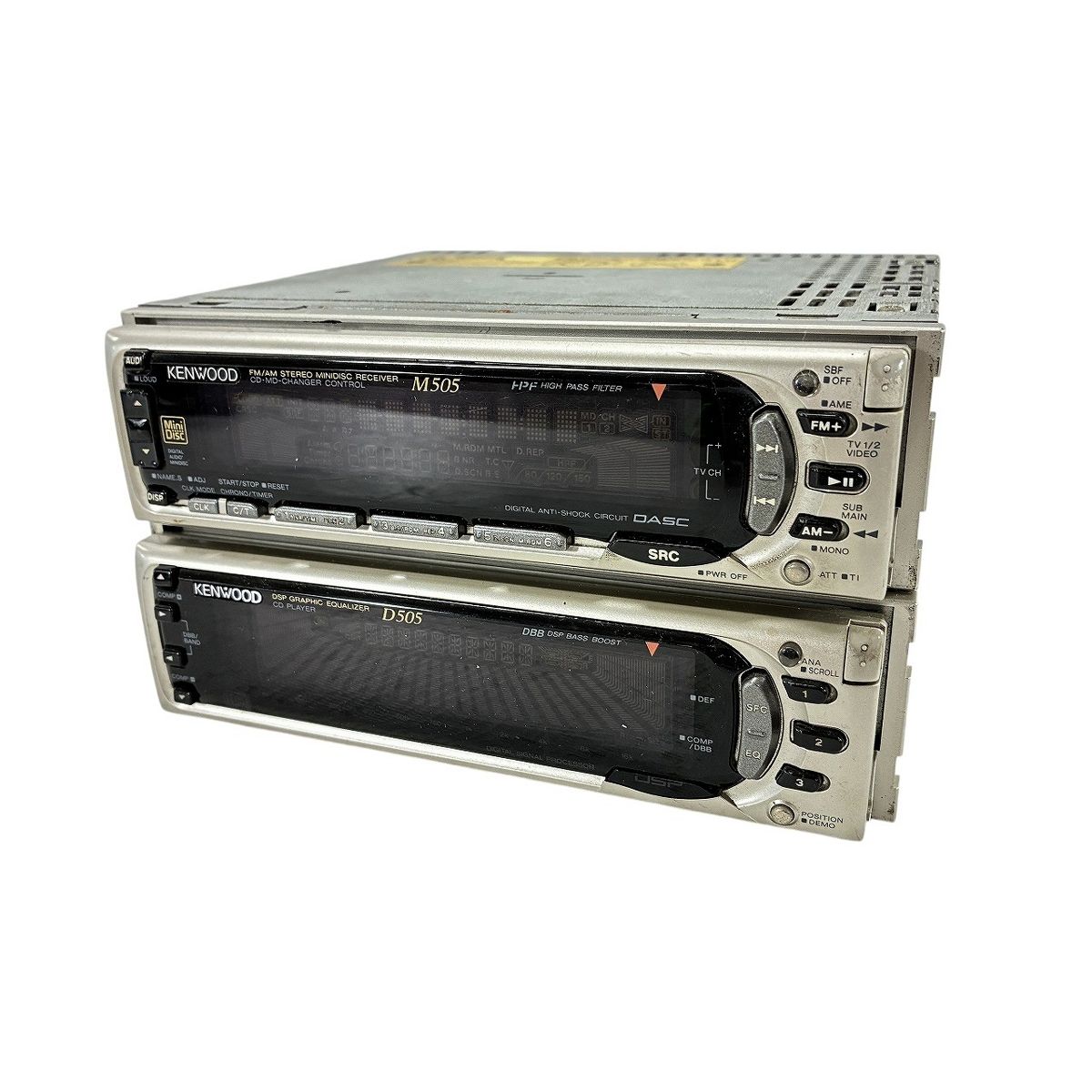 KENWOOD D 505 M CD DSPイコライザー MDレシーバー セット 音響機材 ケンウッド