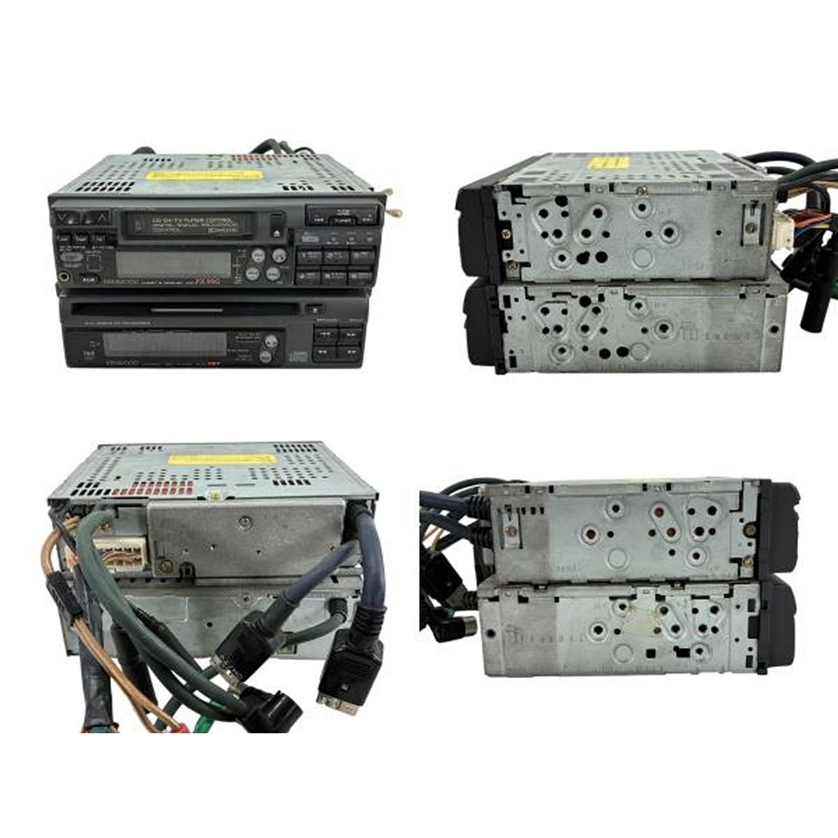 KENWOOD KRC PX 990 KDC 727 カセットデッキ CDプレーヤー セット 音響機材 ケンウッド