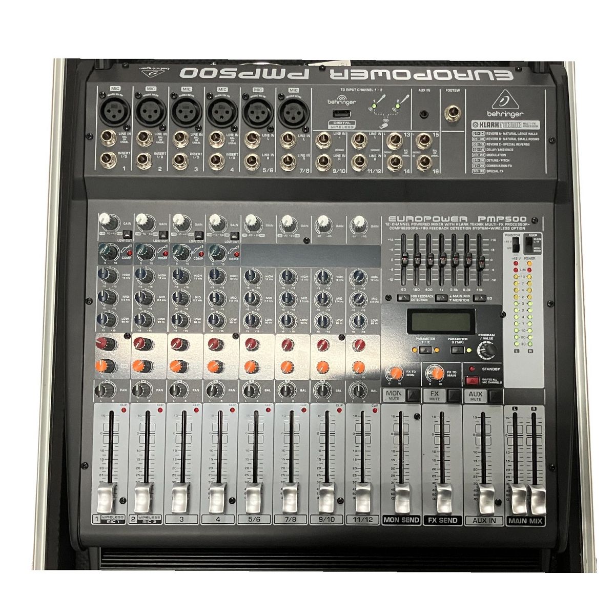 BEHRINGER PMP500 ベリンガー パワードミキサー ケース付き ULM300M