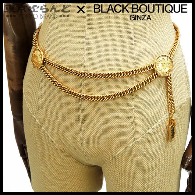 シャネル CHANEL シャネル31 カンボン チェーンベルト ゴールド メタル レディース