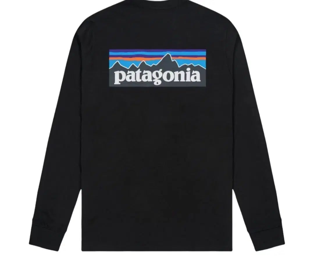 パタゴニア ブラック 長袖 Tシャツ