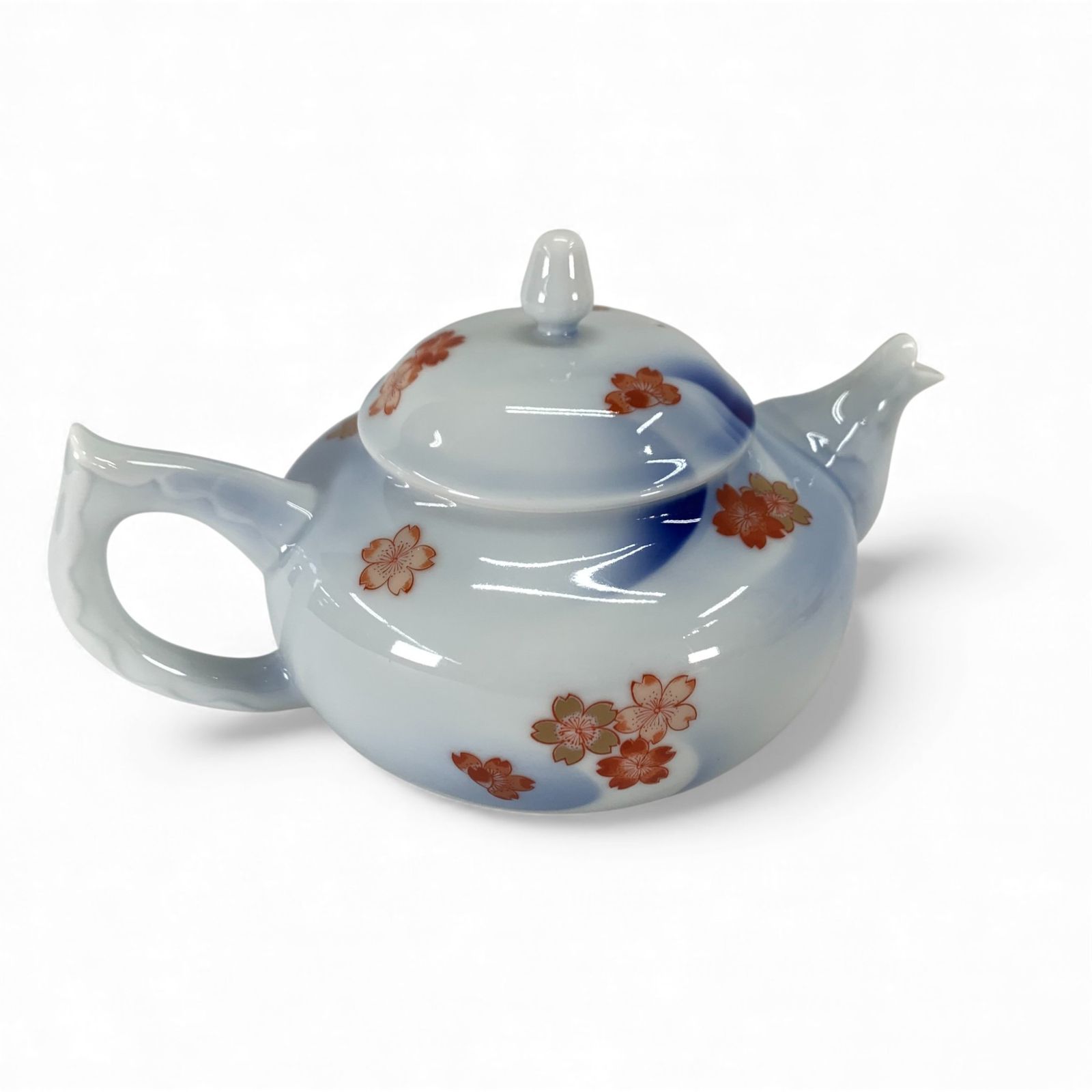 深川製磁 花は桜 茶器揃 急須 湯呑み3客