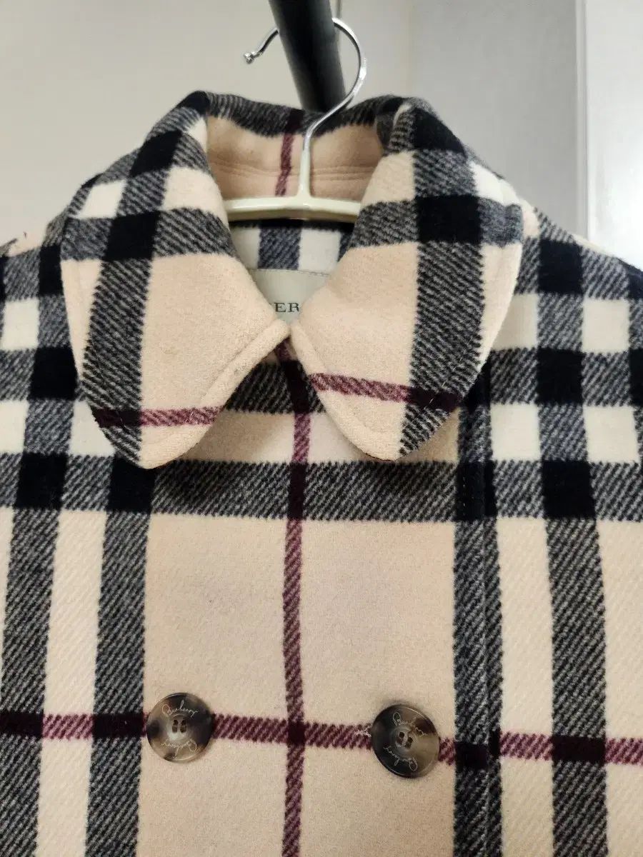 バーバリーキッズ クラシック コート キッズ 女の子 チェック ウールコート