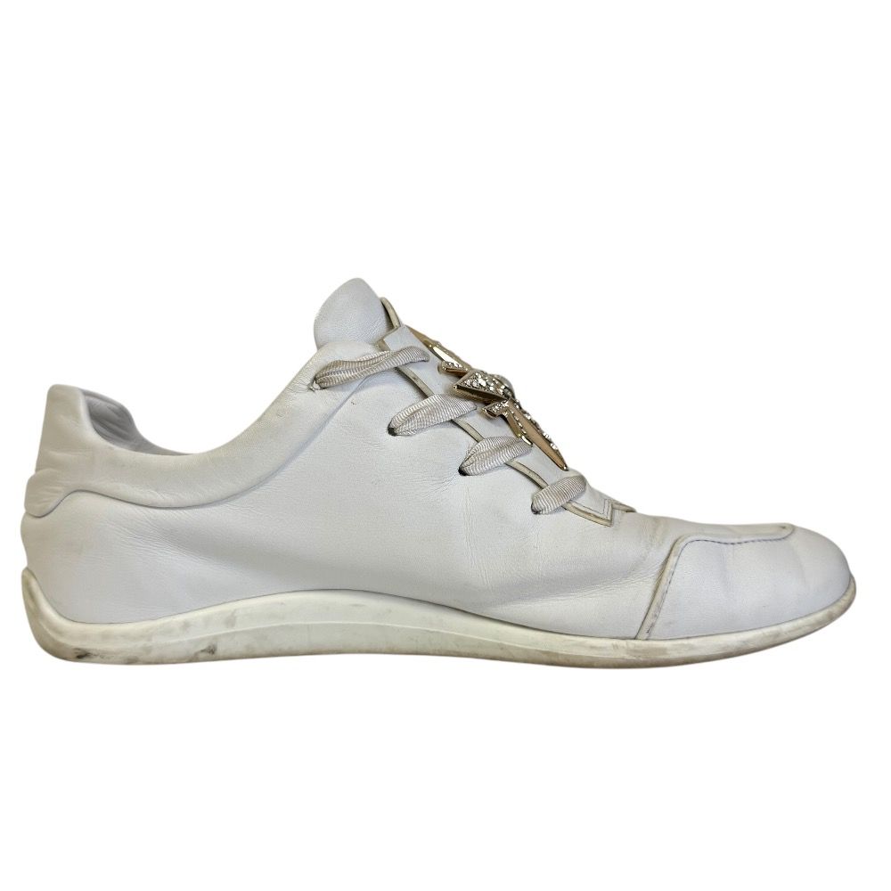 良品 Roger Vivier ロジェヴィヴィエ レザー ビジュー メタル 装飾