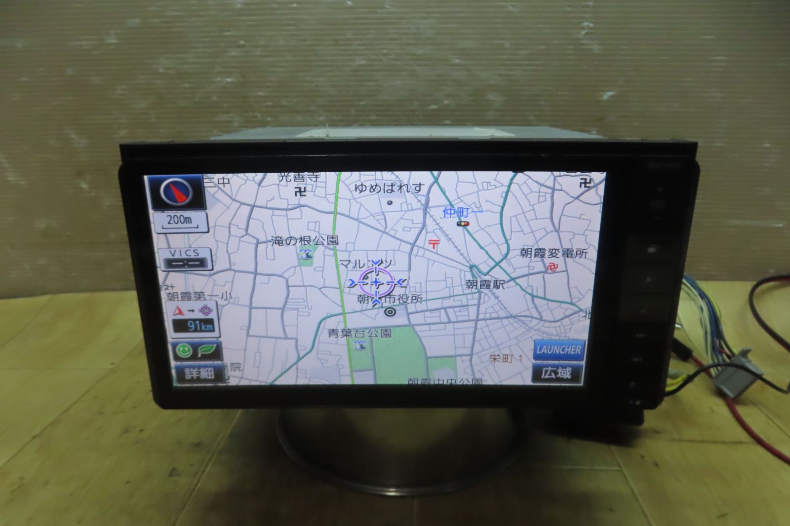 付 F 5056 ダイハツ NSZN W 65 D メモリーナビ 地図2014年 地デジTVフルセグ内蔵 Bluetooth内蔵 CD DVD再生OK