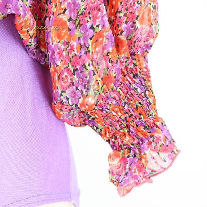 社交ダンス 衣装 レオタード レッド系 チャコット Chacott 花柄