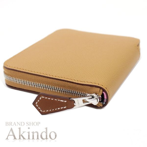 新品】エルメス アザップコンパクト シルクイン セサミ ライトブラウン