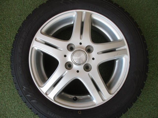  み デュファクト 155 65 R 14 スタッドレスタイヤ４本SET アルト ミライース デイズ 軽自動車 14インチ タイヤ ホイールセット