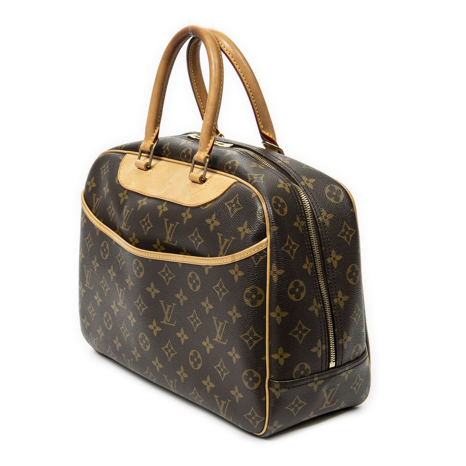 LOUIS VUITTON ルイヴィトンドーヴィル茶色モノグラムキャンバスA