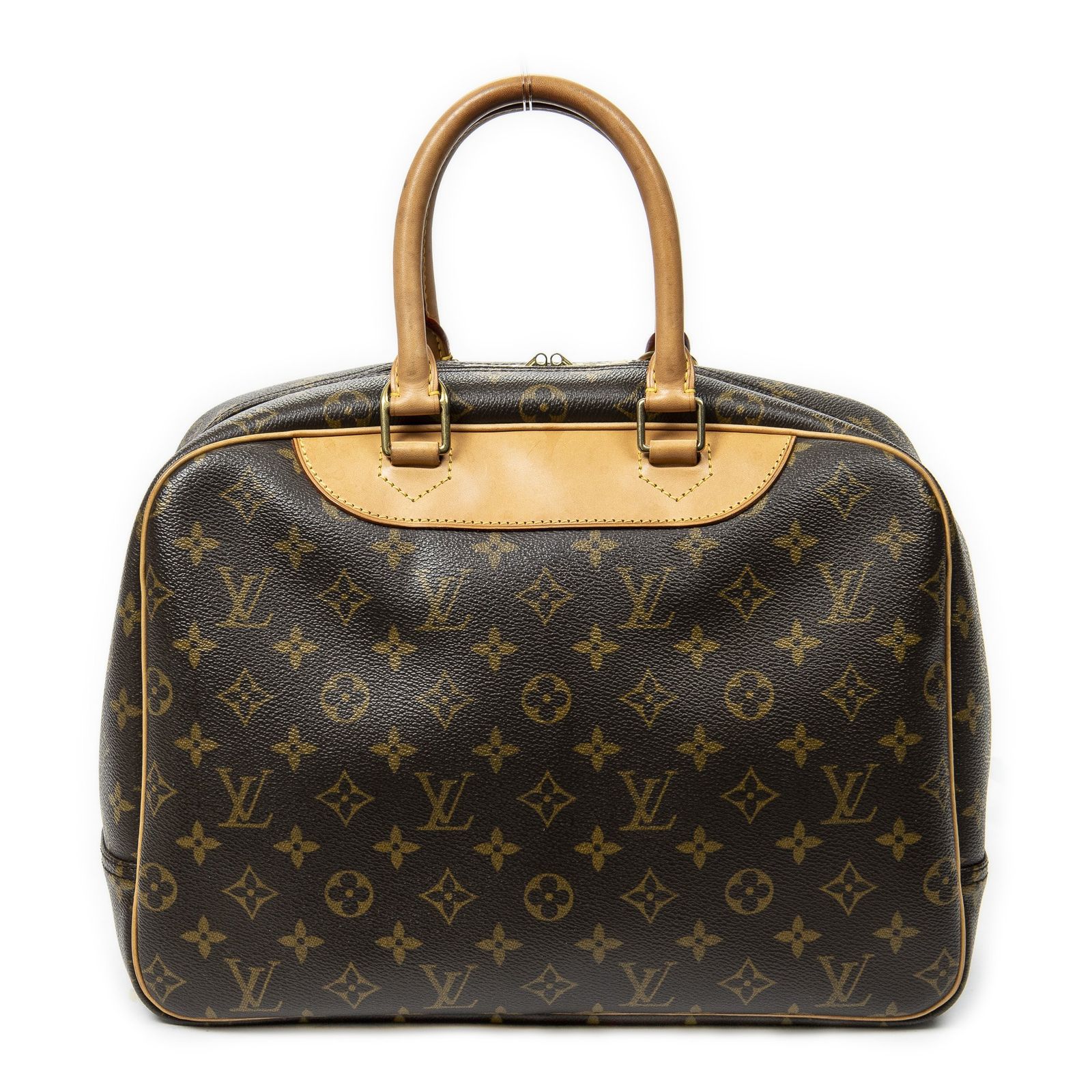 VUITTON ルイヴィトンドーヴィル茶色モノグラムキャンバスA