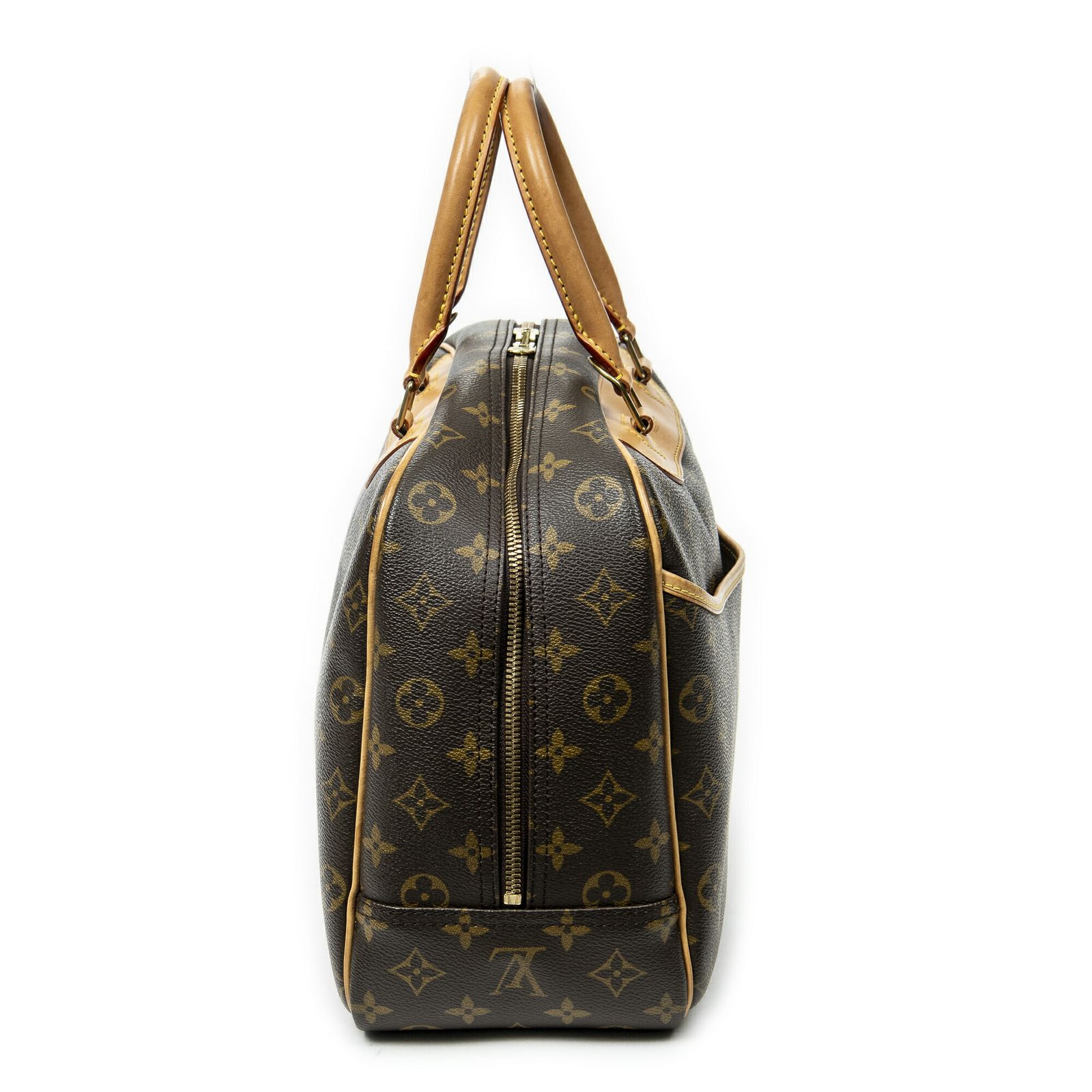 ルイヴィトンドーヴィル茶色モノグラムキャンバスA