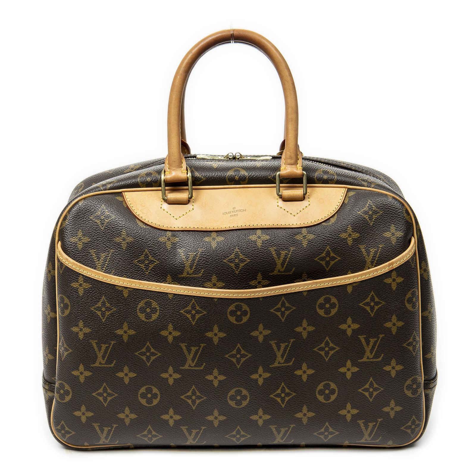 中古] LOUIS VUITTON ルイヴィトンドーヴィル茶色モノグラムキャンバス