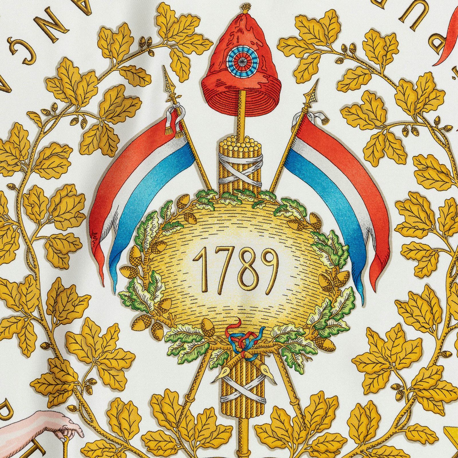 HERMES エルメススカーフオレンジ