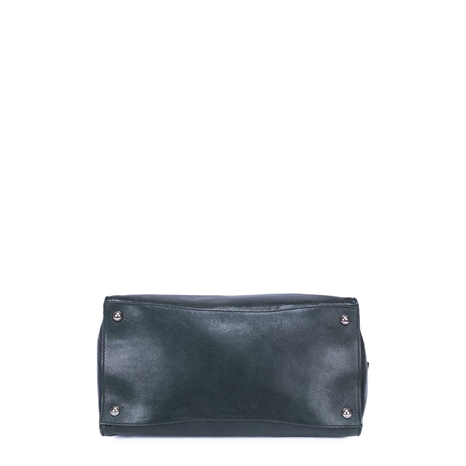 プラダグラセ トートダークグリーンペブルドレザーA