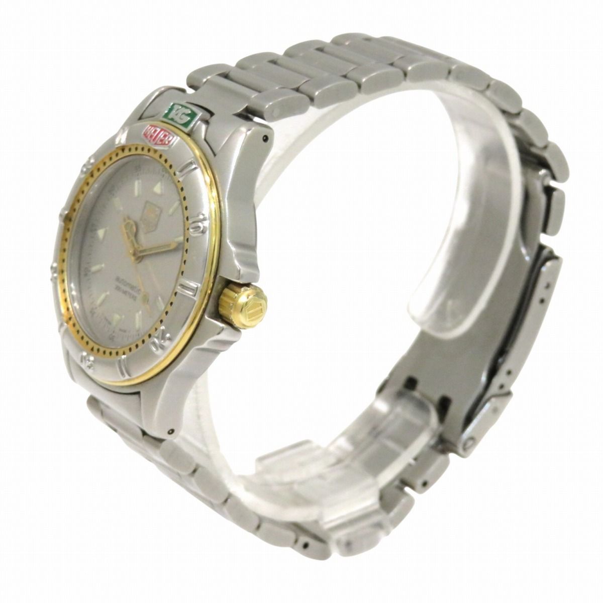 タグホイヤー TAG HEUER 4000 エクスクルーシブ 腕時計 総重量約105 g SS 自動巻き シルバー文字盤 695.713 KA ボーイズ