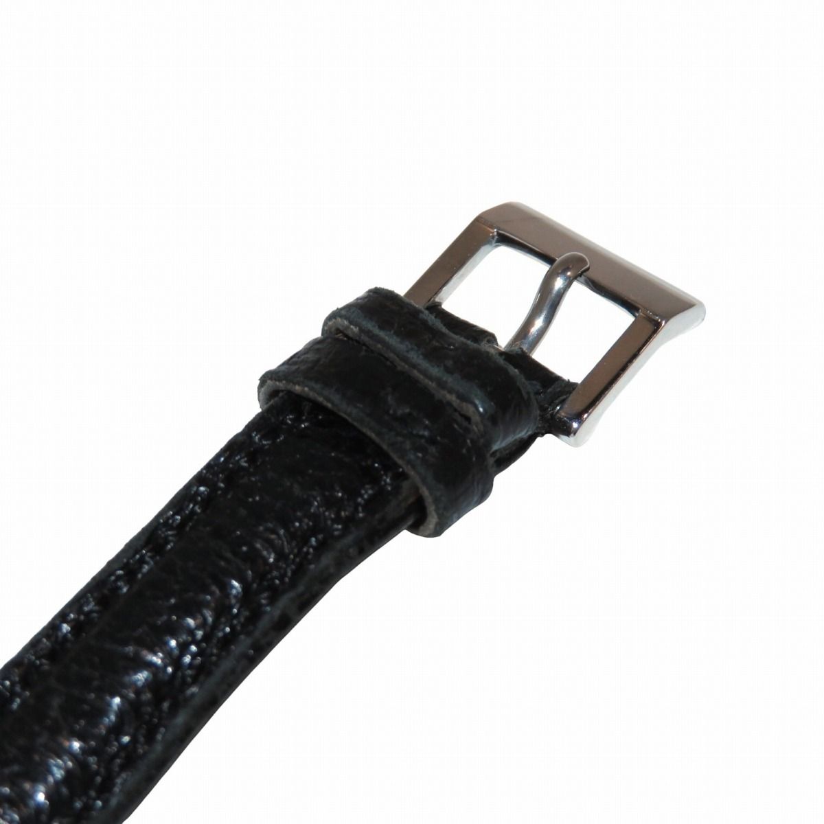  ブルガリ BVLGARI クアドラ―ト 腕時計 総重量約20.5 g SS 本革 クオーツ ブラック文字盤 SQ 22 SL レディース 腕時計(アナログ) 時計