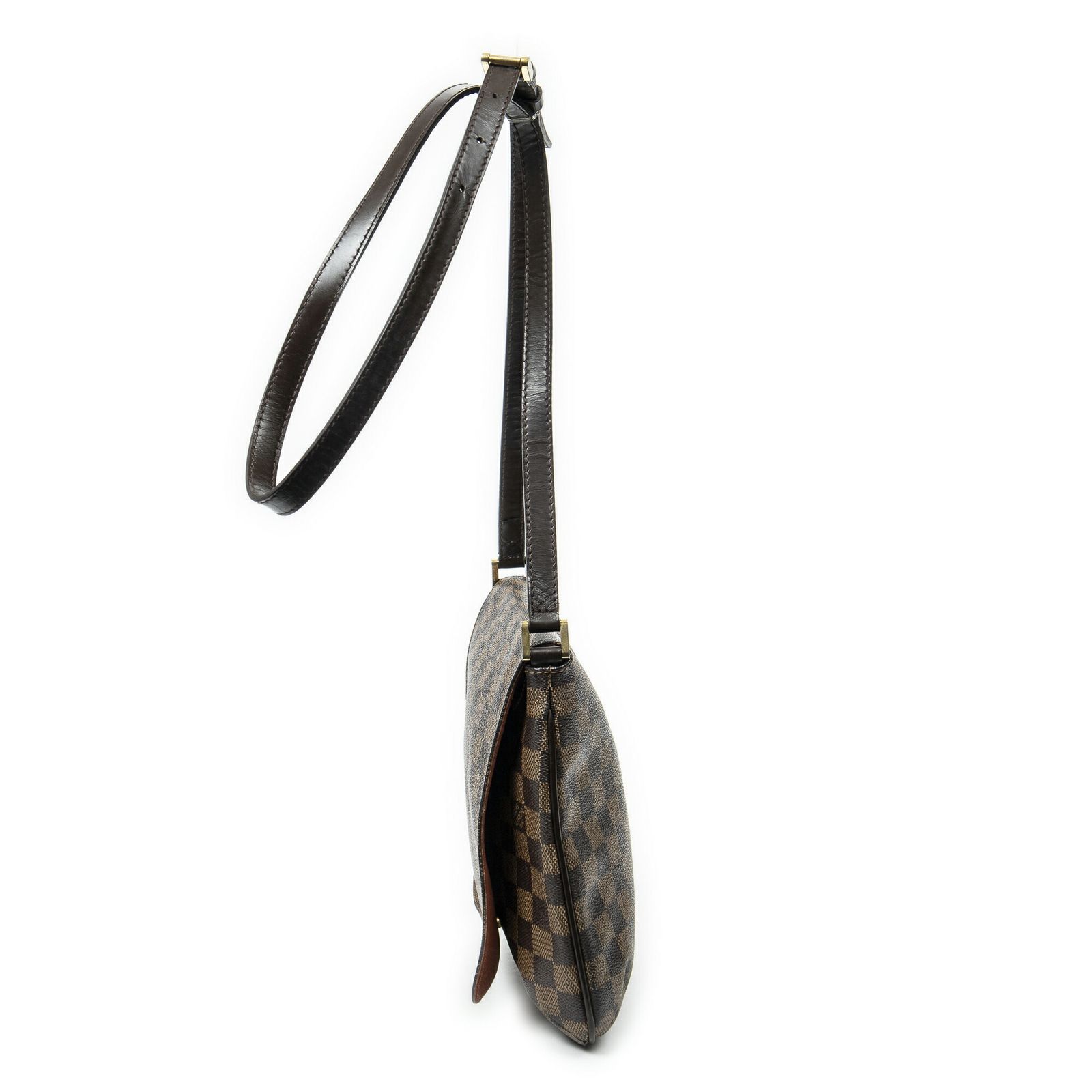 中古] LOUIS VUITTON ルイヴィトンミュゼットサルサ茶色ダミエ エベヌ