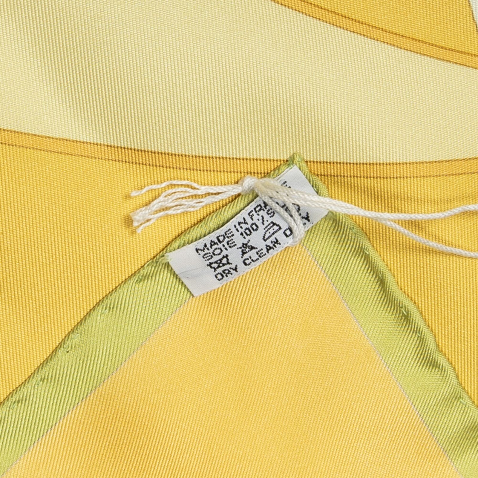 HERMES エルメススカーフオレンジ 緑 ツイルシルクA 定番ボトム ハイウエスト