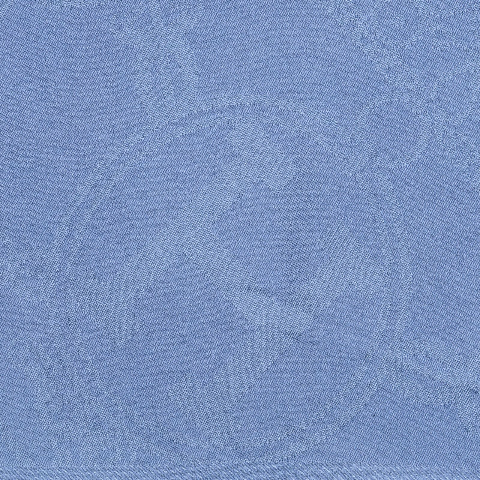 エルメスストール青シルク A