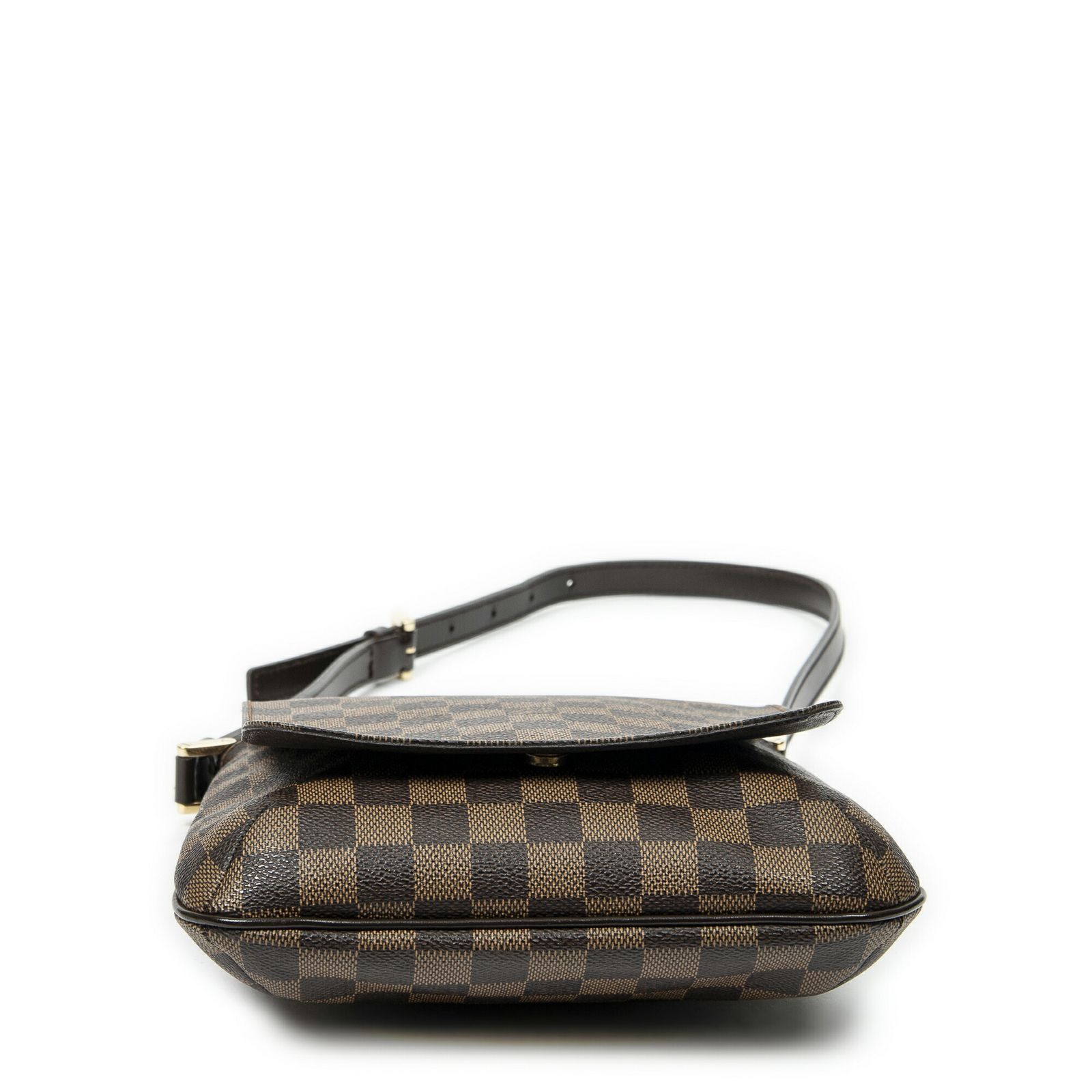 中古] LOUIS VUITTON ルイヴィトンミュゼットサルサ茶色ダミエ エベヌA