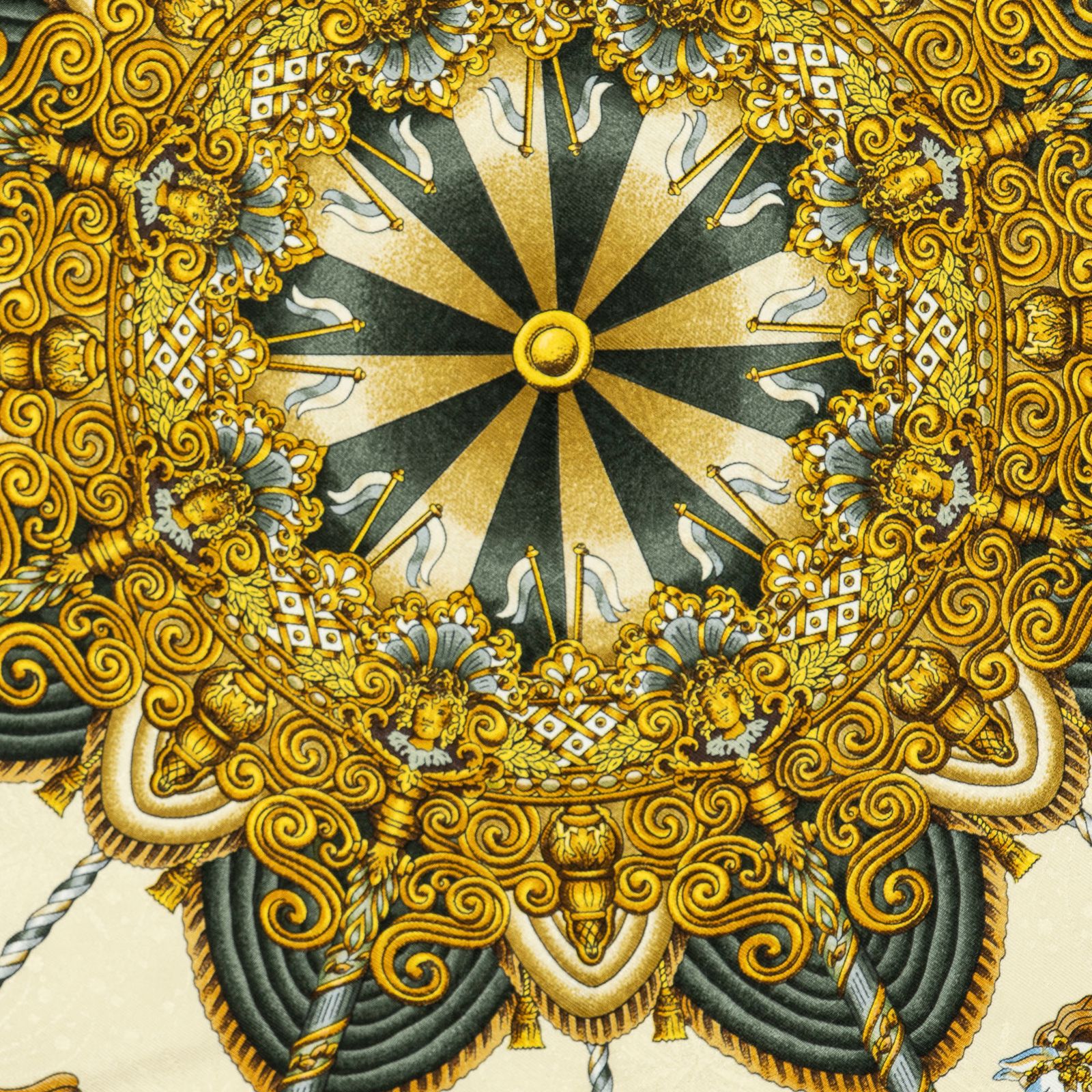 エルメススカーフ緑