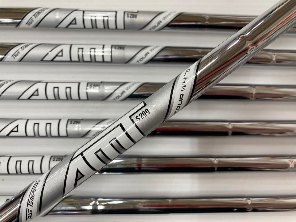 タイトリスト CB 718 AMT TOUR WHITE S200フレックス アイアンセット