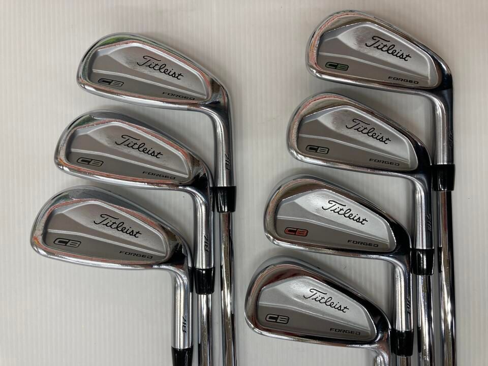 タイトリスト CB 718 AMT TOUR WHITE S200フレックス アイアンセット