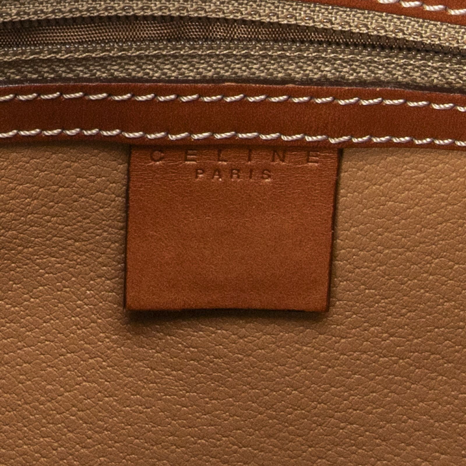  CELINE セリーヌドームボウラーバッグ茶色マカダムPVCキャンバスAB その他 バッグ