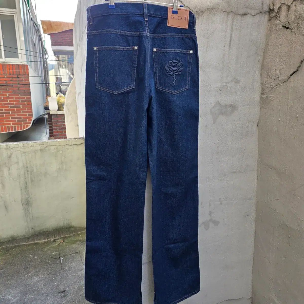 グッチ ワイド ジーン デニム ズボン