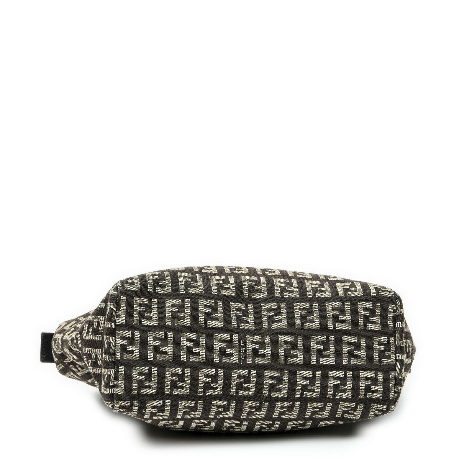 FENDI フェンディミニジップハンドバッグブラウン