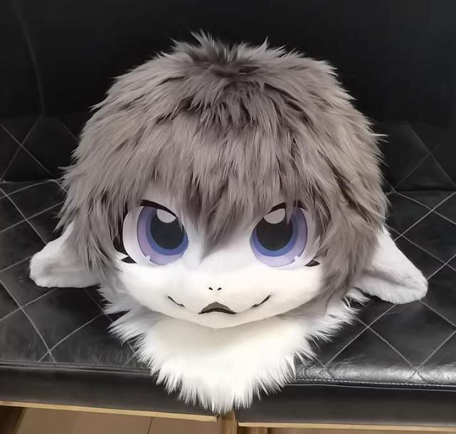 ファースーツ 着ぐるみセット NO.324 羊 グレー ケモノ 全頭ヘッド ぬいぐるみ コスプレ コスチューム