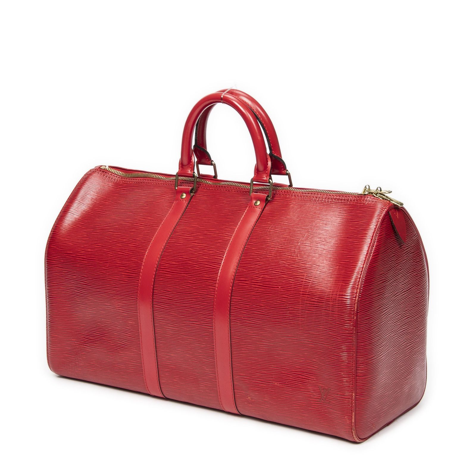 LOUIS VUITTON ルイヴィトンキーポル赤エピAB