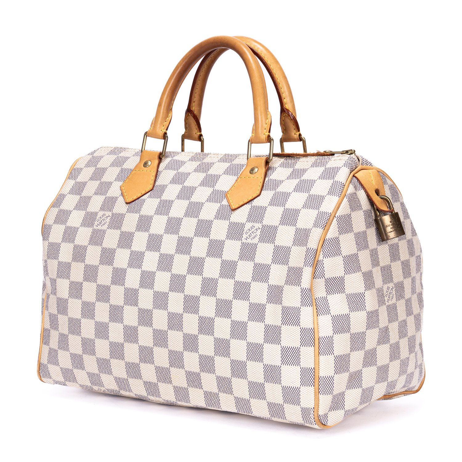 LOUIS VUITTON ルイヴィトンスピーディー白ダミエ アズールA