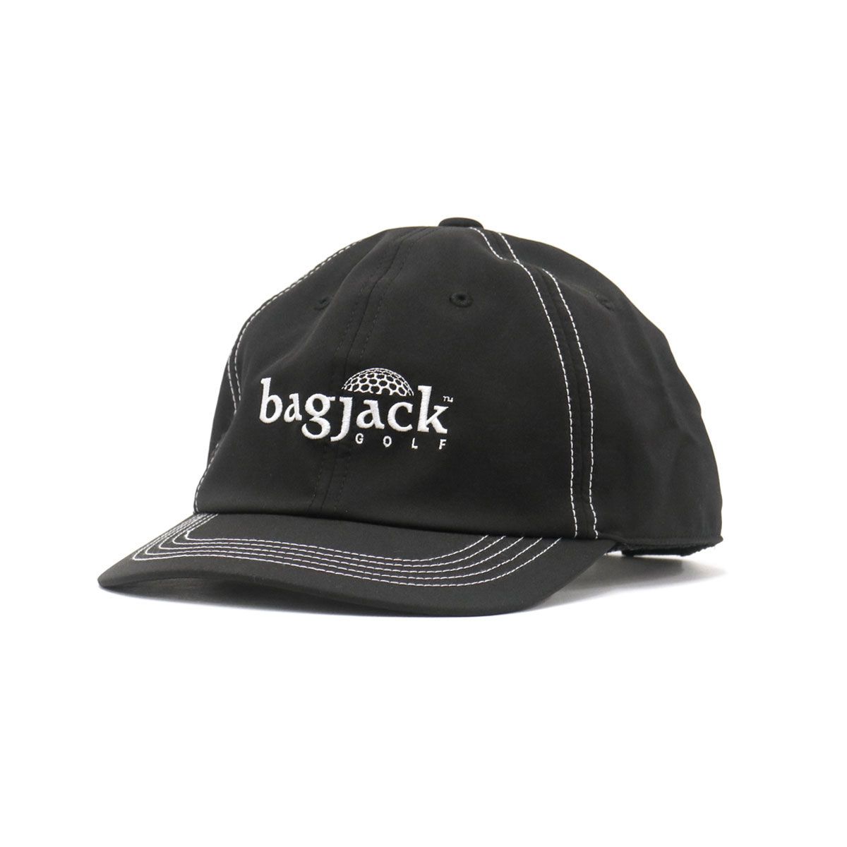 バッグジャックゴルフ キャップ bagjack GOLF BJG Embroidery Cap - w 帽子 ゴルフキャップ ゴルフ メンズ レディース BGA-C 11 ブラック