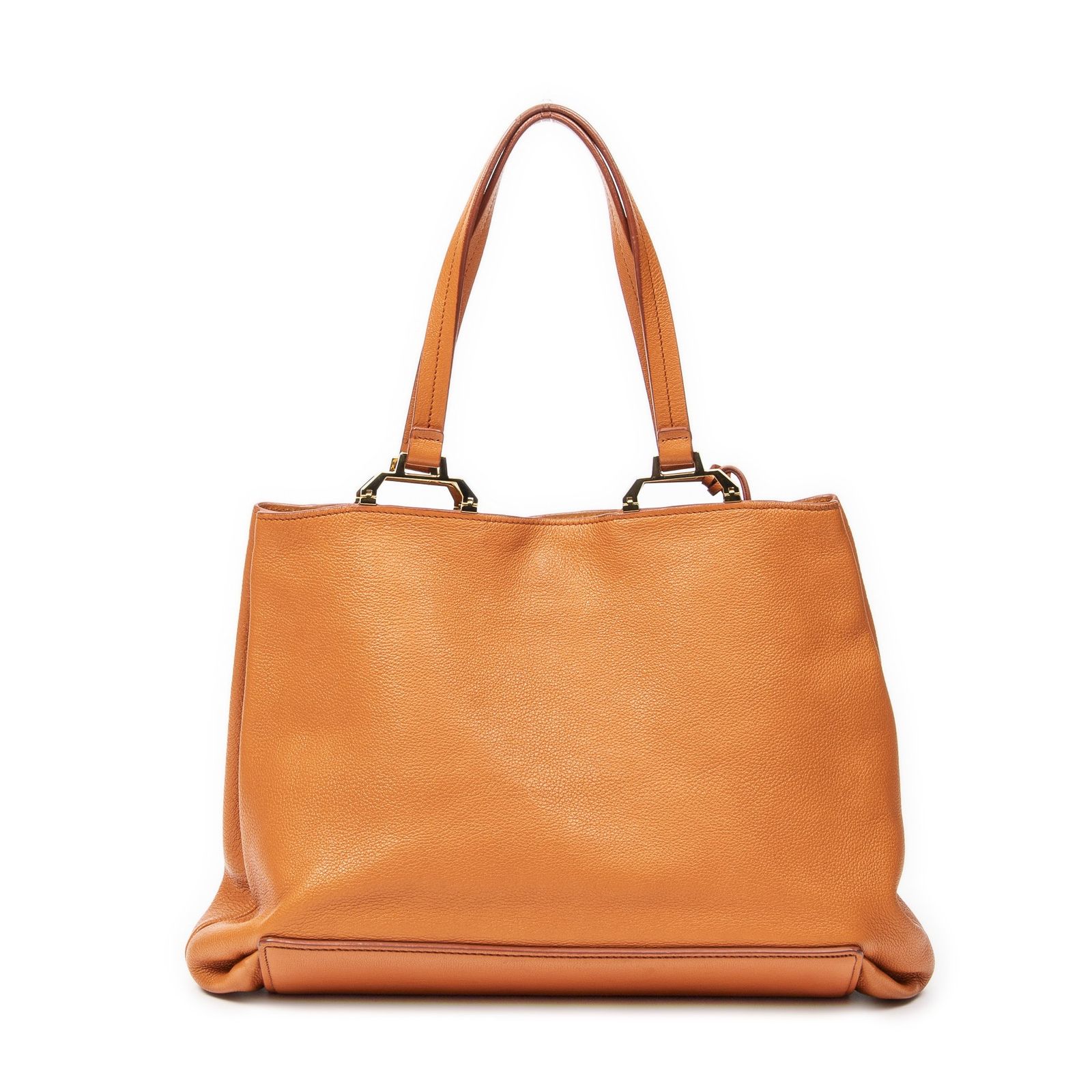 中古] MIU MIU ミュウミュウ折りたたみショッピングトートオレンジ