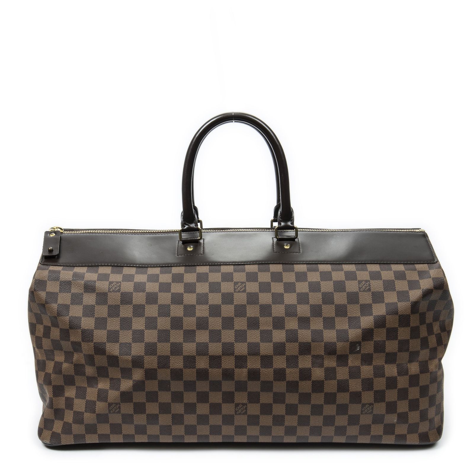 中古] LOUIS VUITTON ルイヴィトングリニッジ茶色ダミエ エベヌA