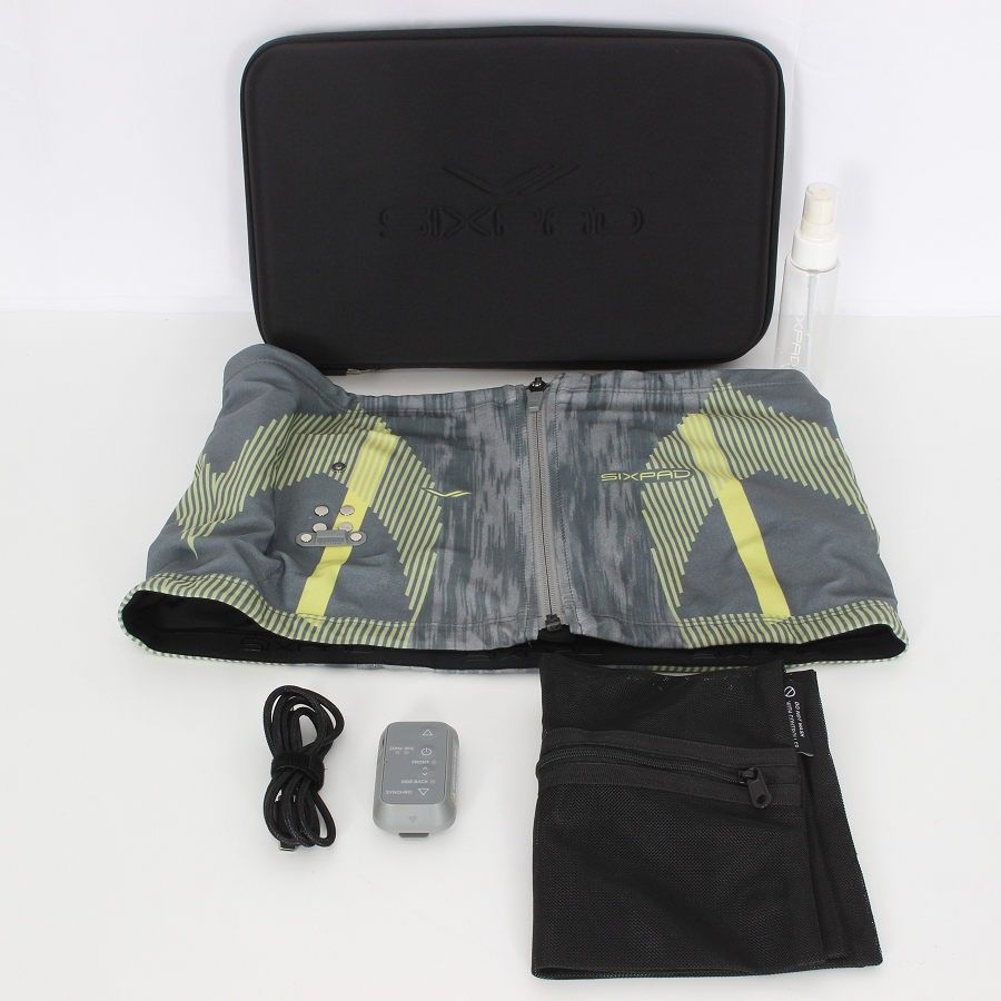 MTG SIXPAD Powersuit Core Belt SE-BS-14 C-L グレー ホームジム対応モデル Lサイズ シックスパッド パワースーツ コアベルト 本体