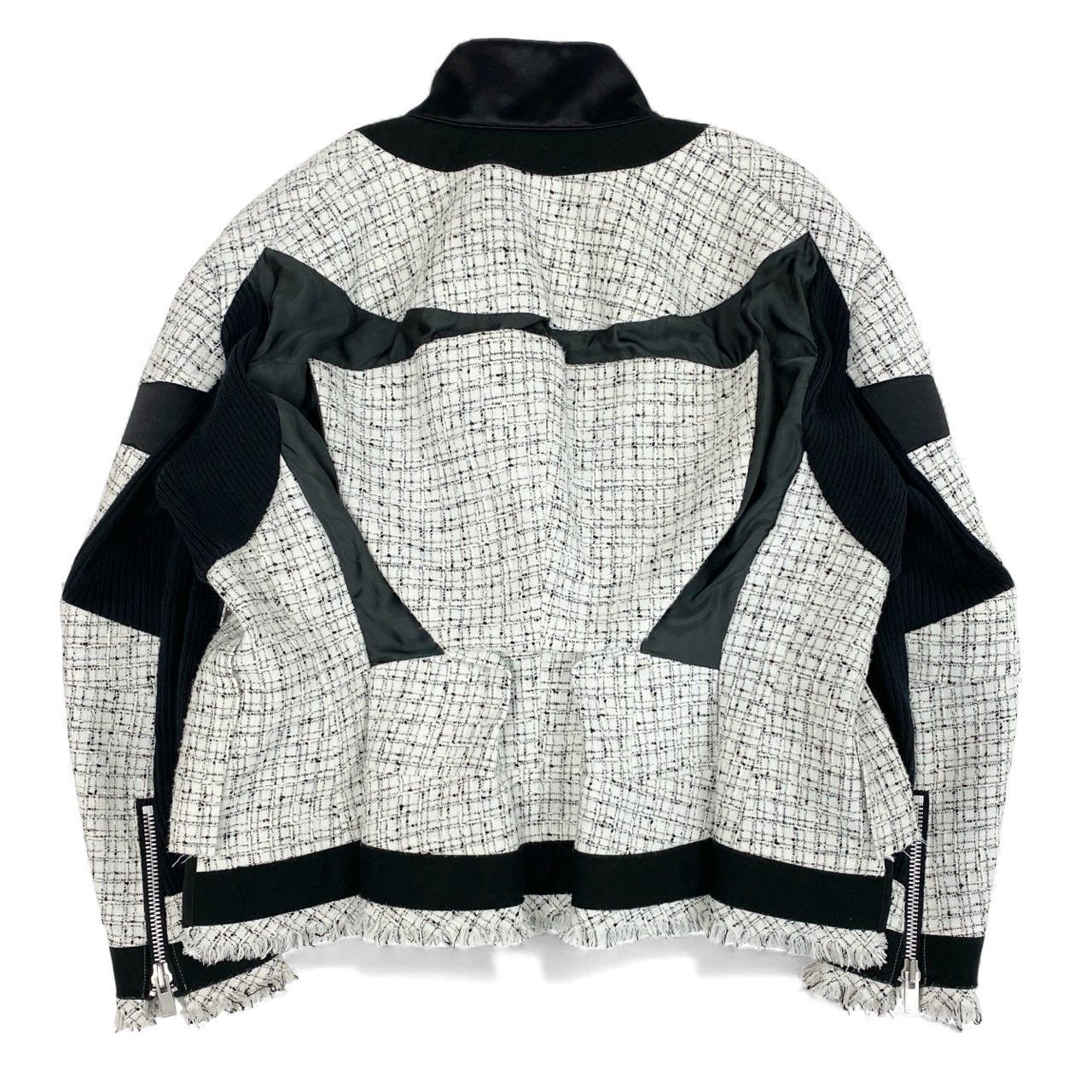 本日のみ値下【未使用】Sacai Summer Tweed Jacket 69L17 sacai サカイ 20SS Summer Tweed Jacket ツイードジャケット 異