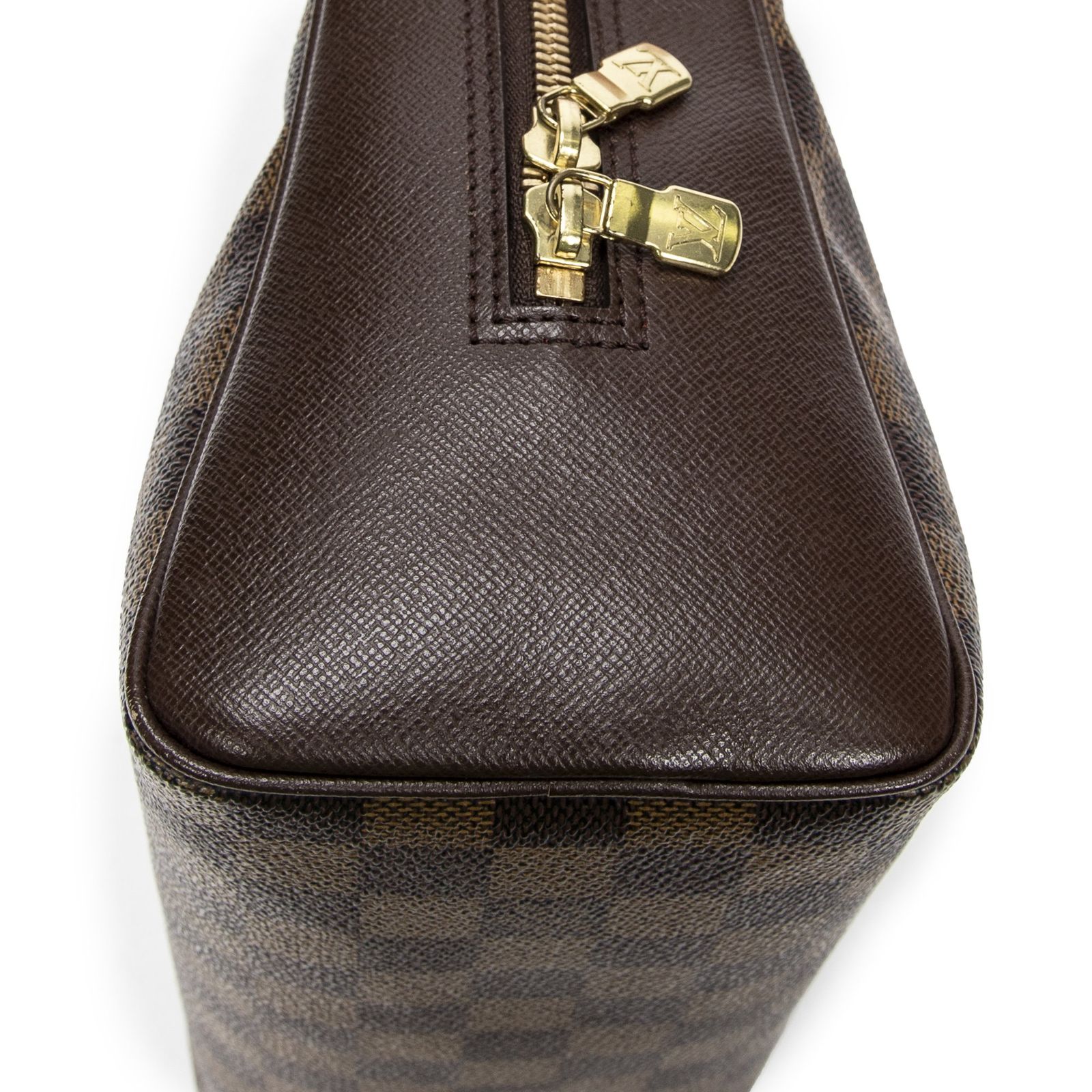 中古] LOUIS VUITTON ルイヴィトントリアナ茶色ダミエ エベヌA - メルカリ