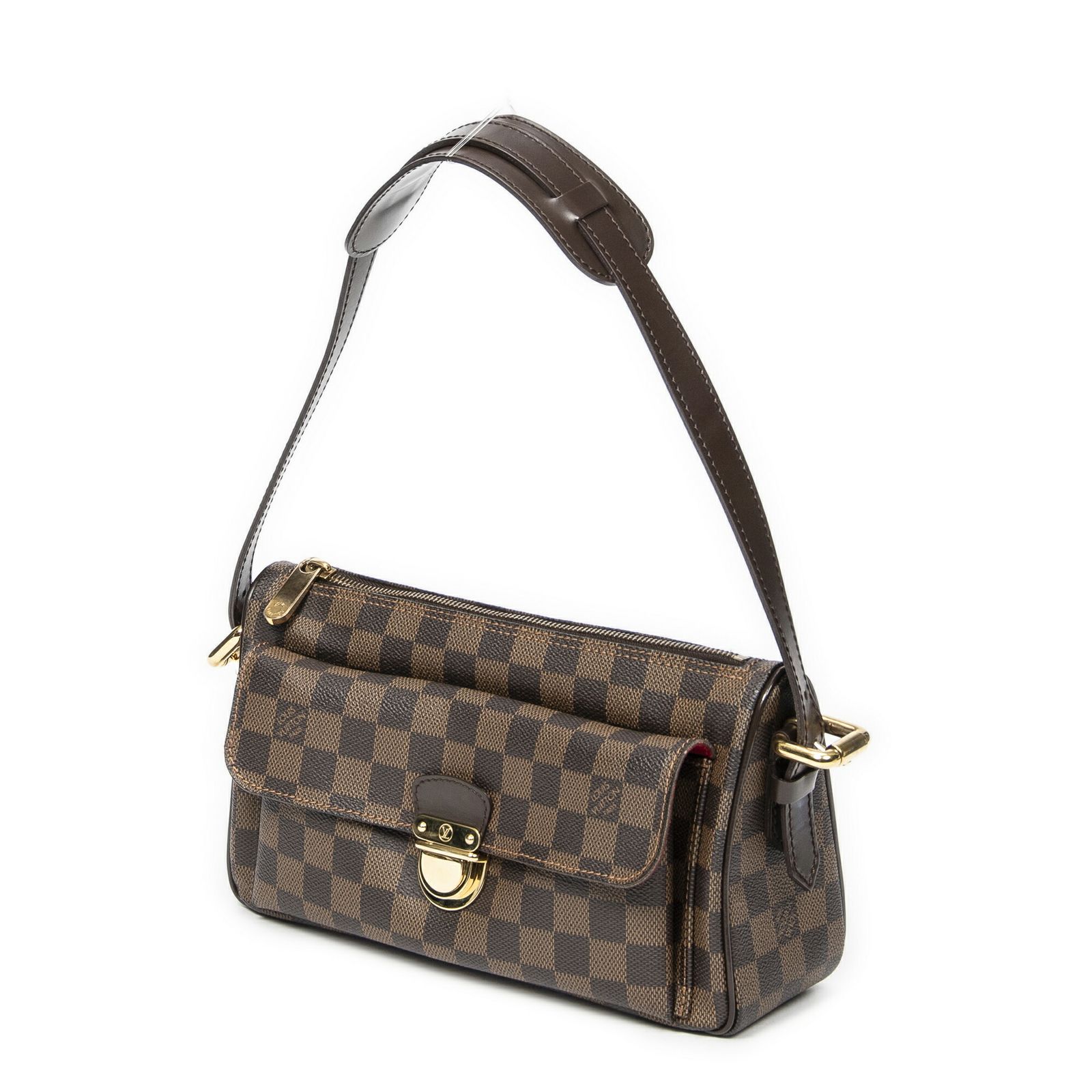 LOUIS VUITTON ルイヴィトンラヴェッロ茶色ダミエ エベヌA