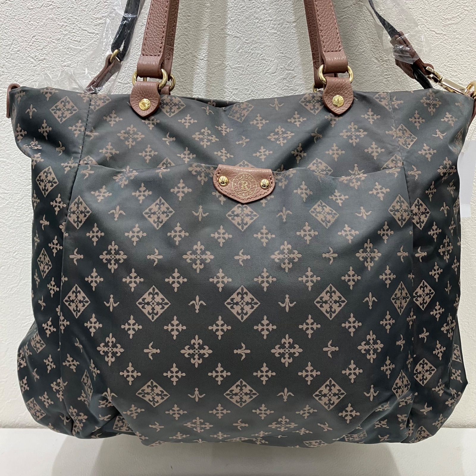 7698 russet ラシット トートバッグ 2way ショルダーバッグ モノグラム 