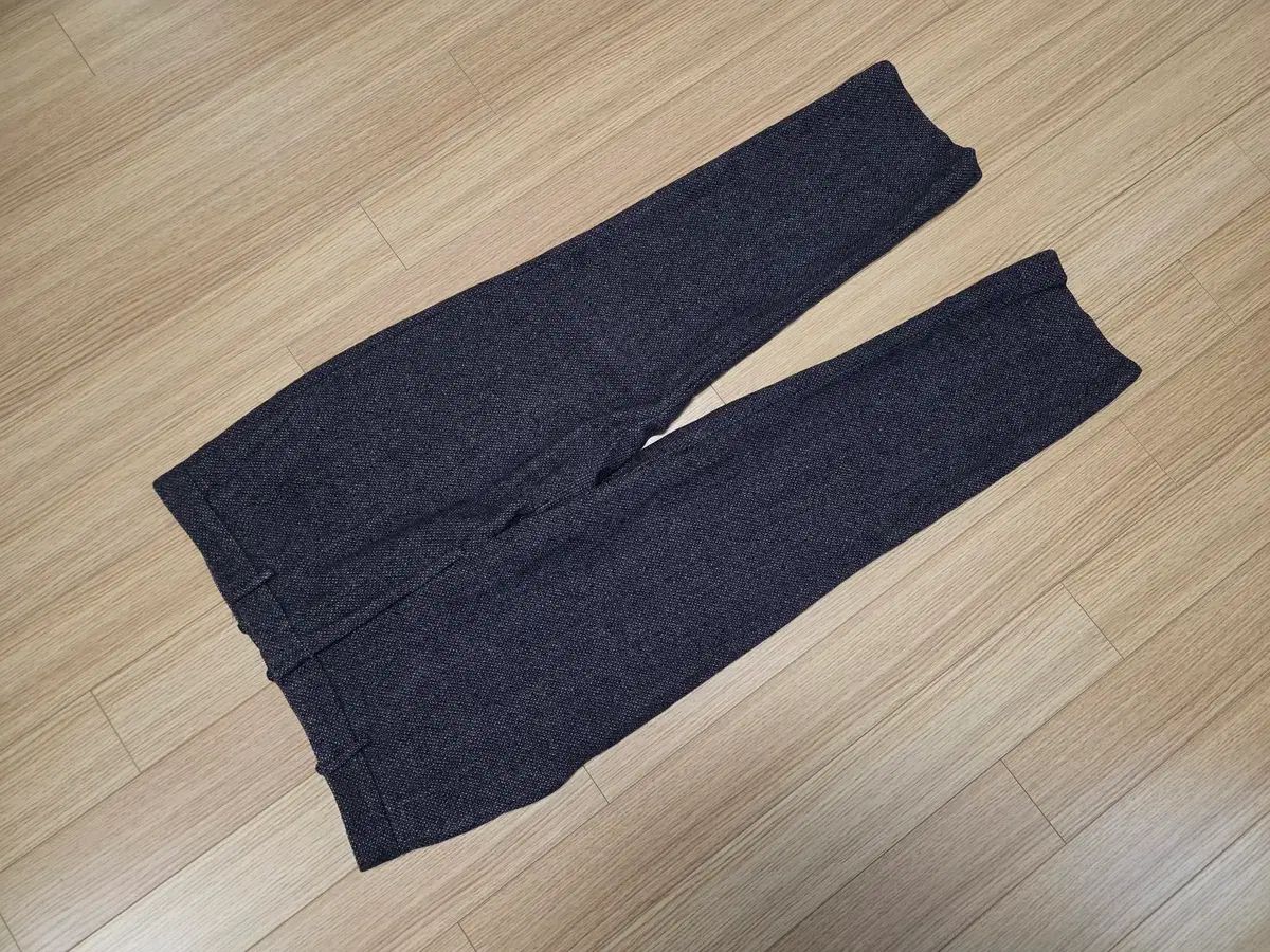 TIME HOMME ヘリンボーン織り ウール スラックス パンツ