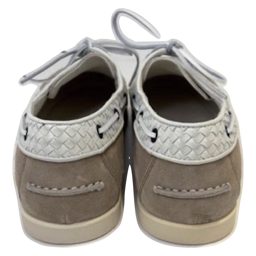 BOTTEGA VENETA ボッテガヴェネタ デッキシューズ スウェード ベージュ サイズ43 28 cm 袋 き メンズ