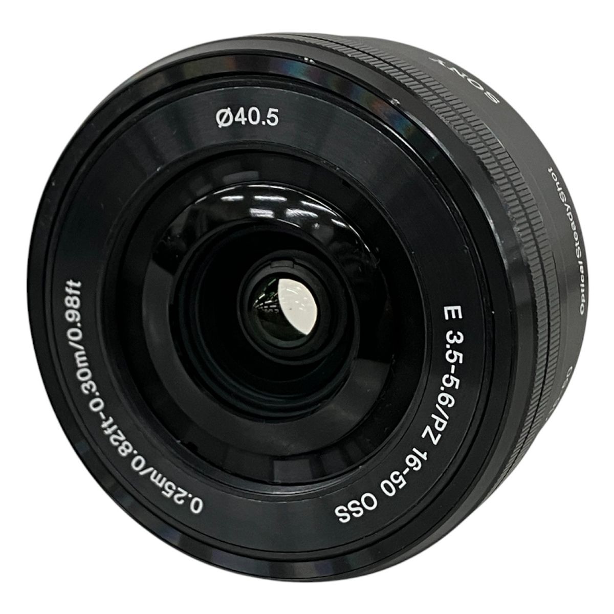 SONY E 3.5-5.6 PZ 16-50 OSS 0.25 m 0.82 ft-0.30 0.98 ft ソニー カメラレンズ