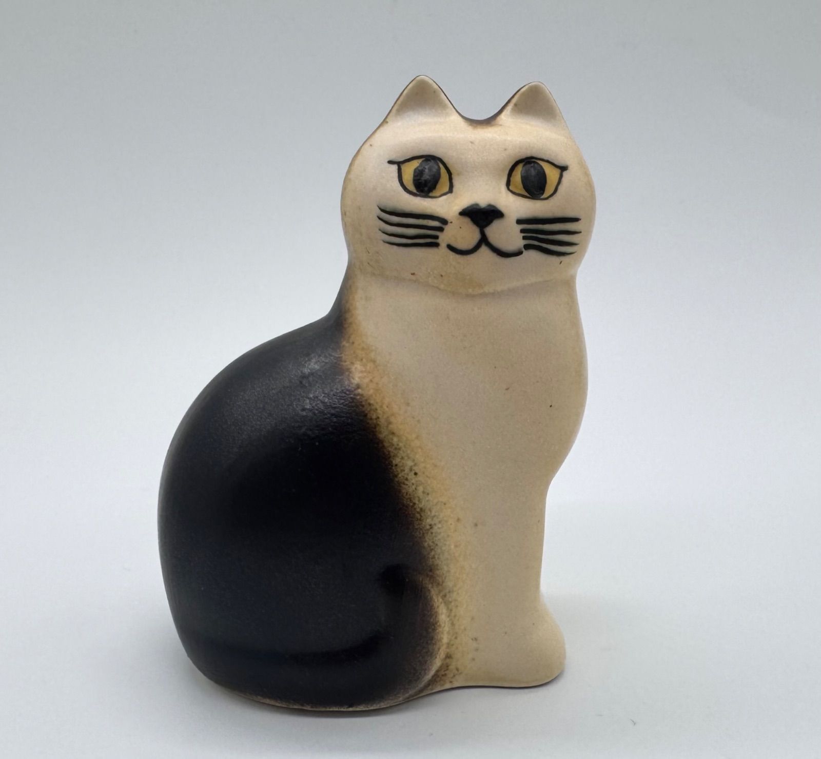 リサラーソン（Lisa Larson）キャットマンズ ミニ 黒白猫【正規輸入品