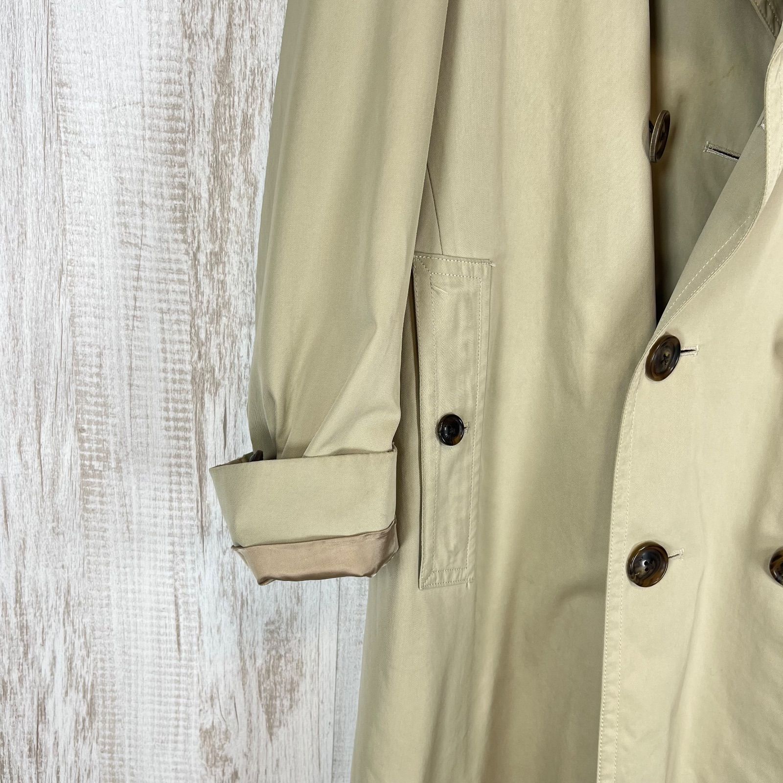 バーバリー ベージュ ダブルブレスト トレンチコートライナー付 BURBERRY LONDON バーバリーロンドン ノバチェック ライナー付き