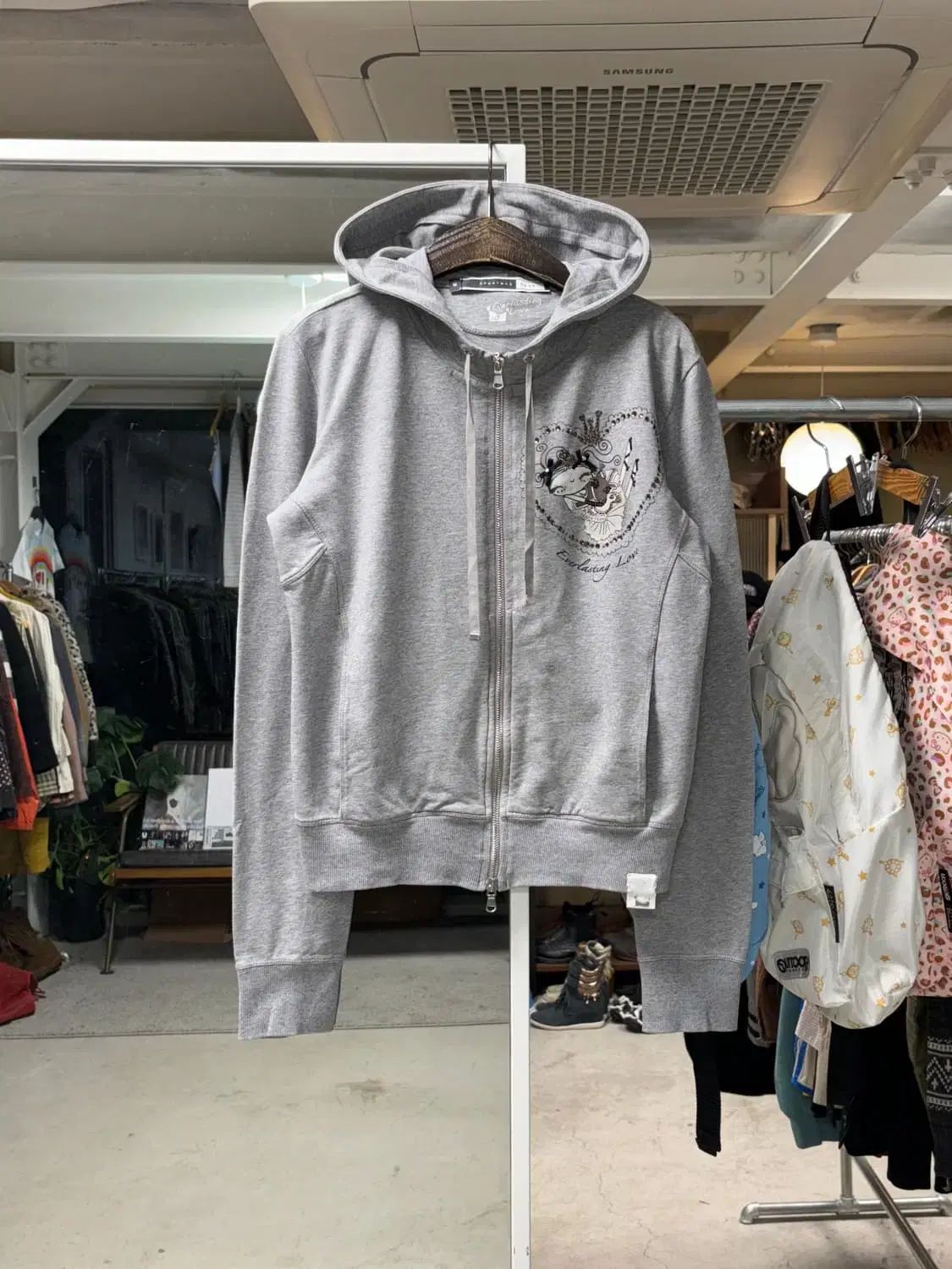 スポーツマックス ビーズ ツーウェイ フード ジップアップ