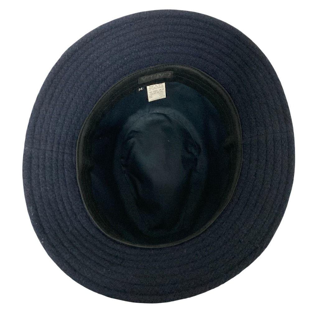 美品 CA4LA カシラ ウールハット Mサイズ ネイビー メンズ レディース
